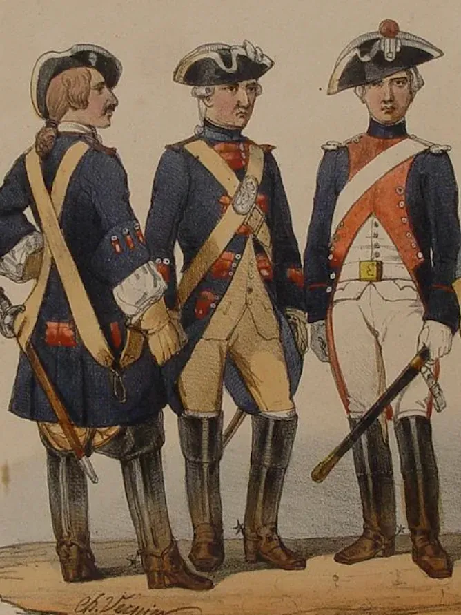 Uniformes de l'armée française, 1700-1785
