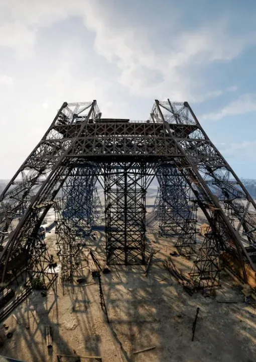 La construction de la Tour, reconstituée par Timescope