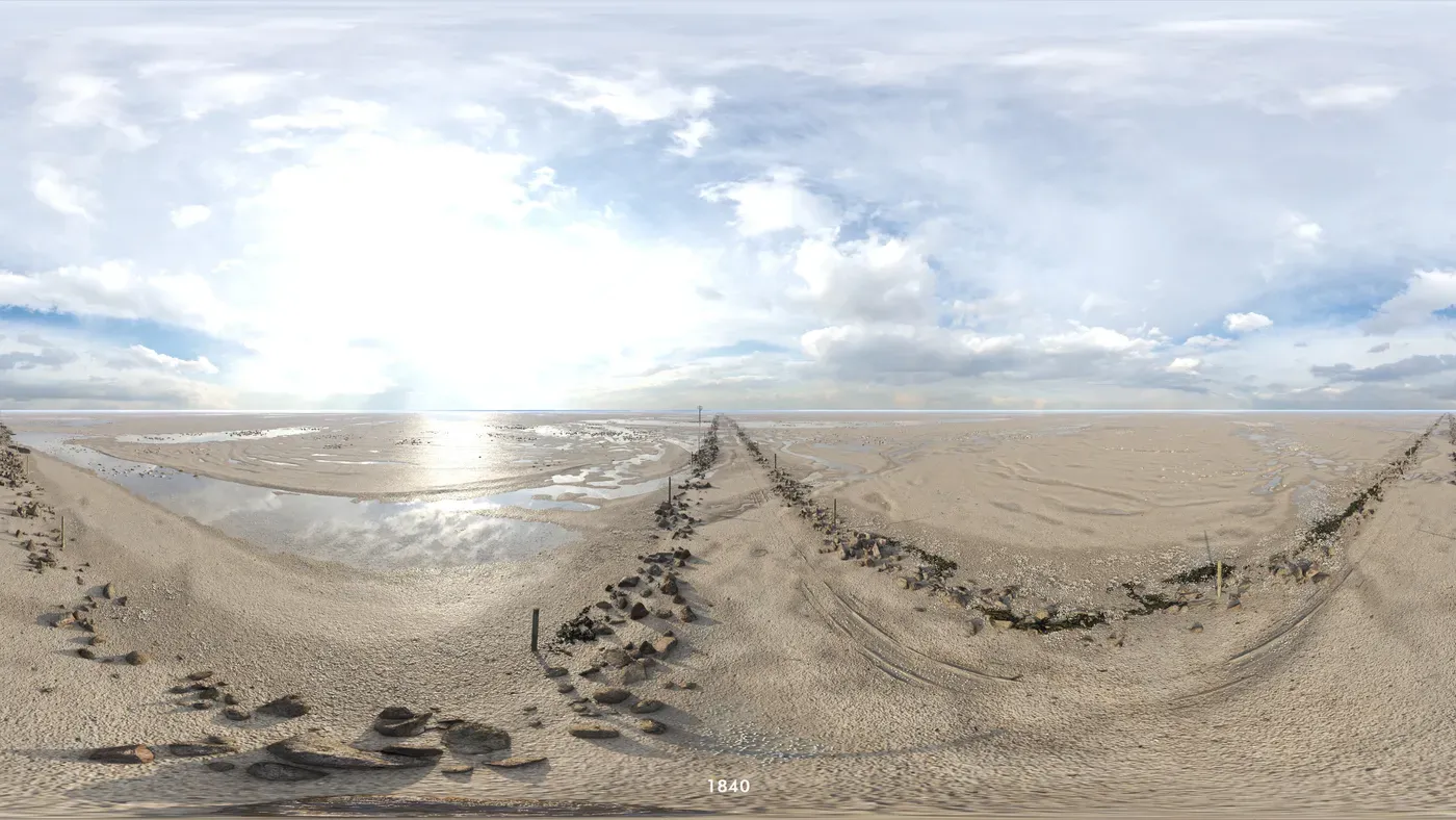 Reconstitution 3D Timescope : le passage du Gois en 1840