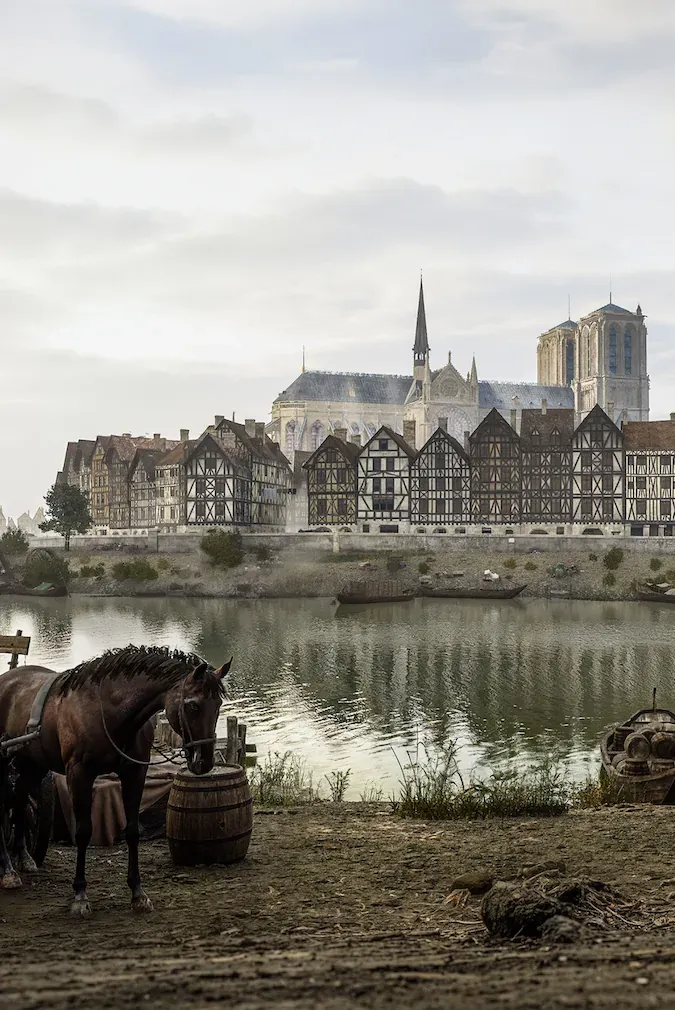 Image Timescope de Notre-Dame au moyen-âge