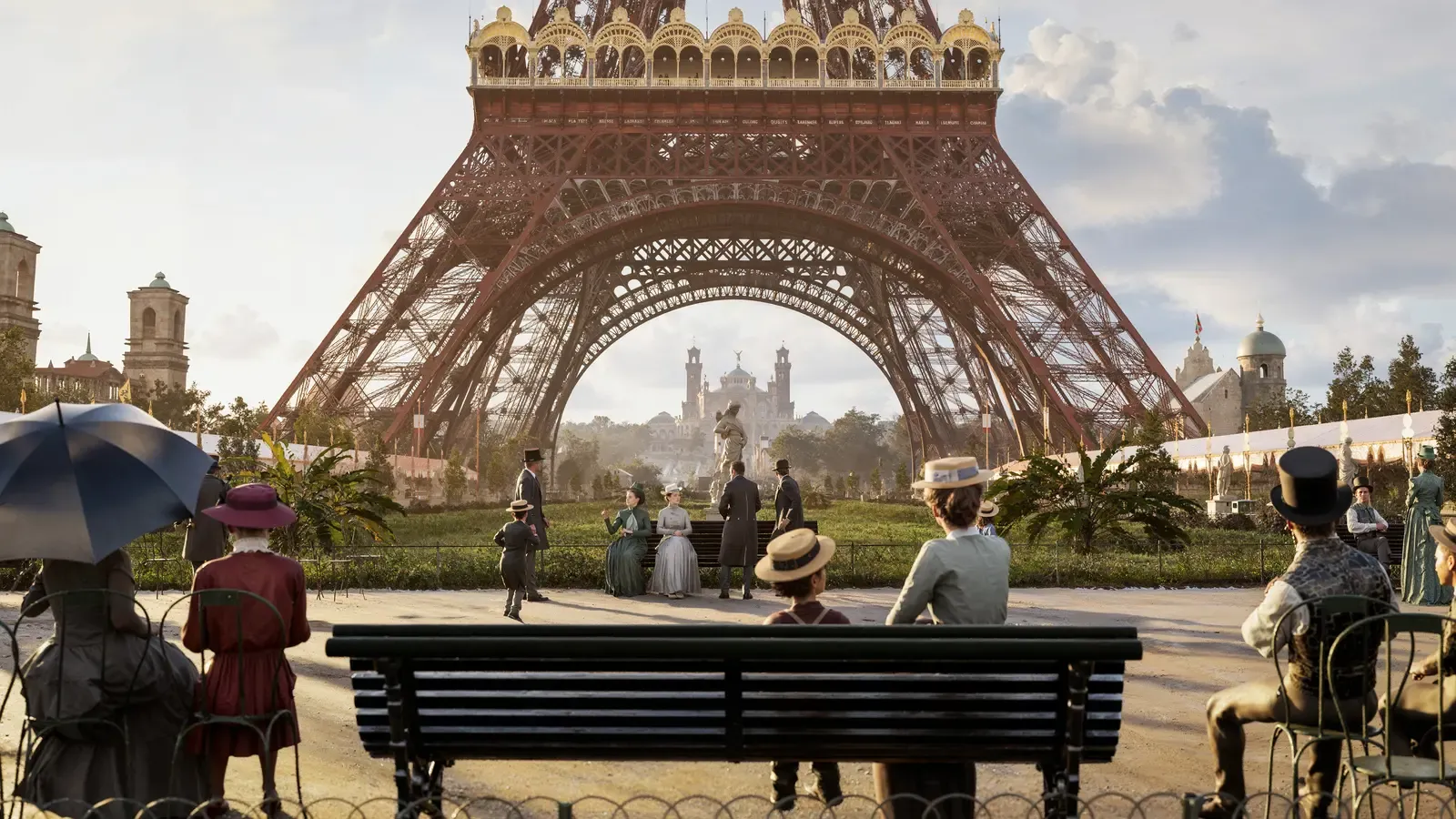 L'Exposition universelle de 1889 au pied de la Tour Eiffel