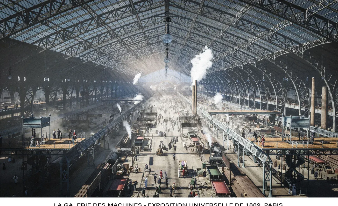 La Galerie des Machines reconstituée en 3D par Timescope