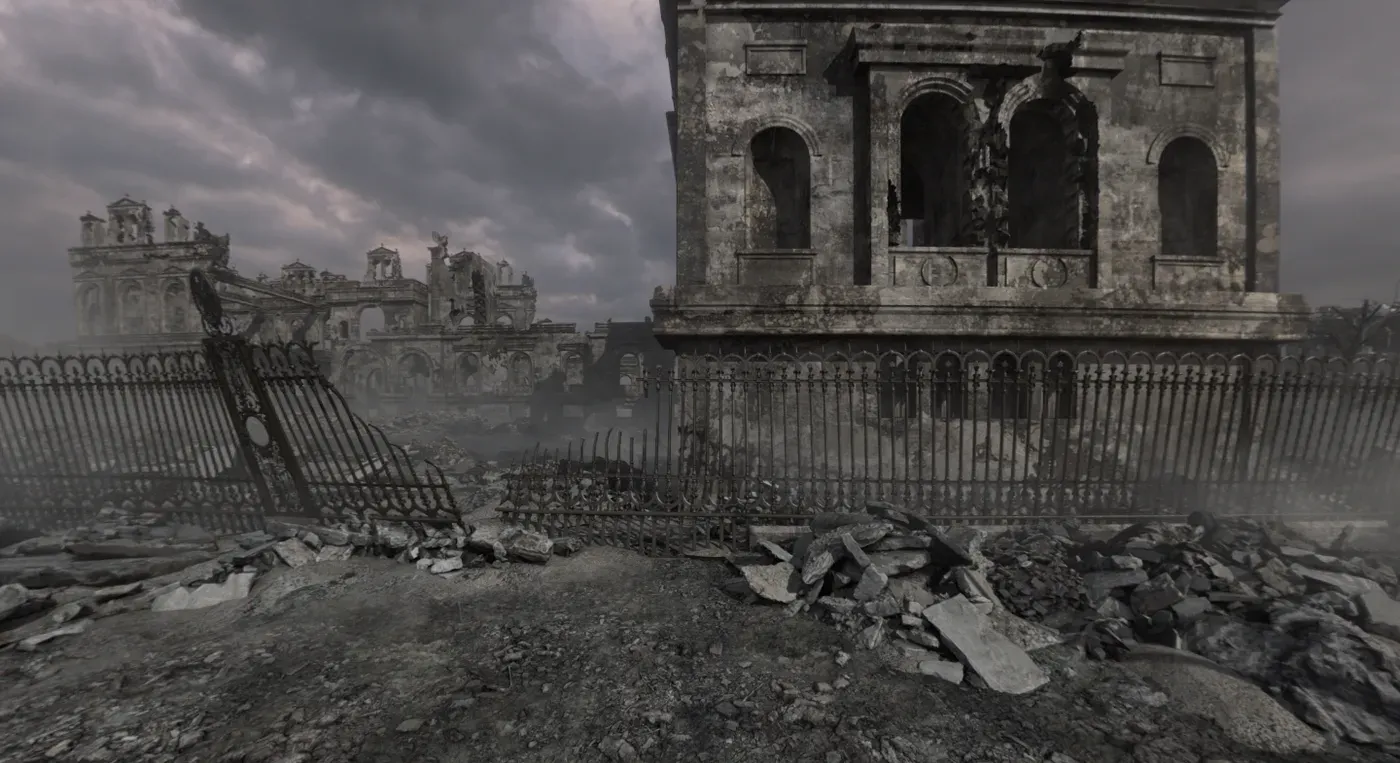 Timescope 3D reconstruction: Le Havre city hall in 1944