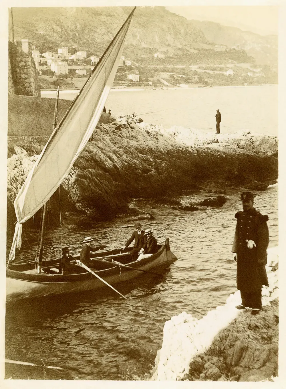 Archivo: la ensenada del Portier hacia 1900, una de las fuentes de la película histórica