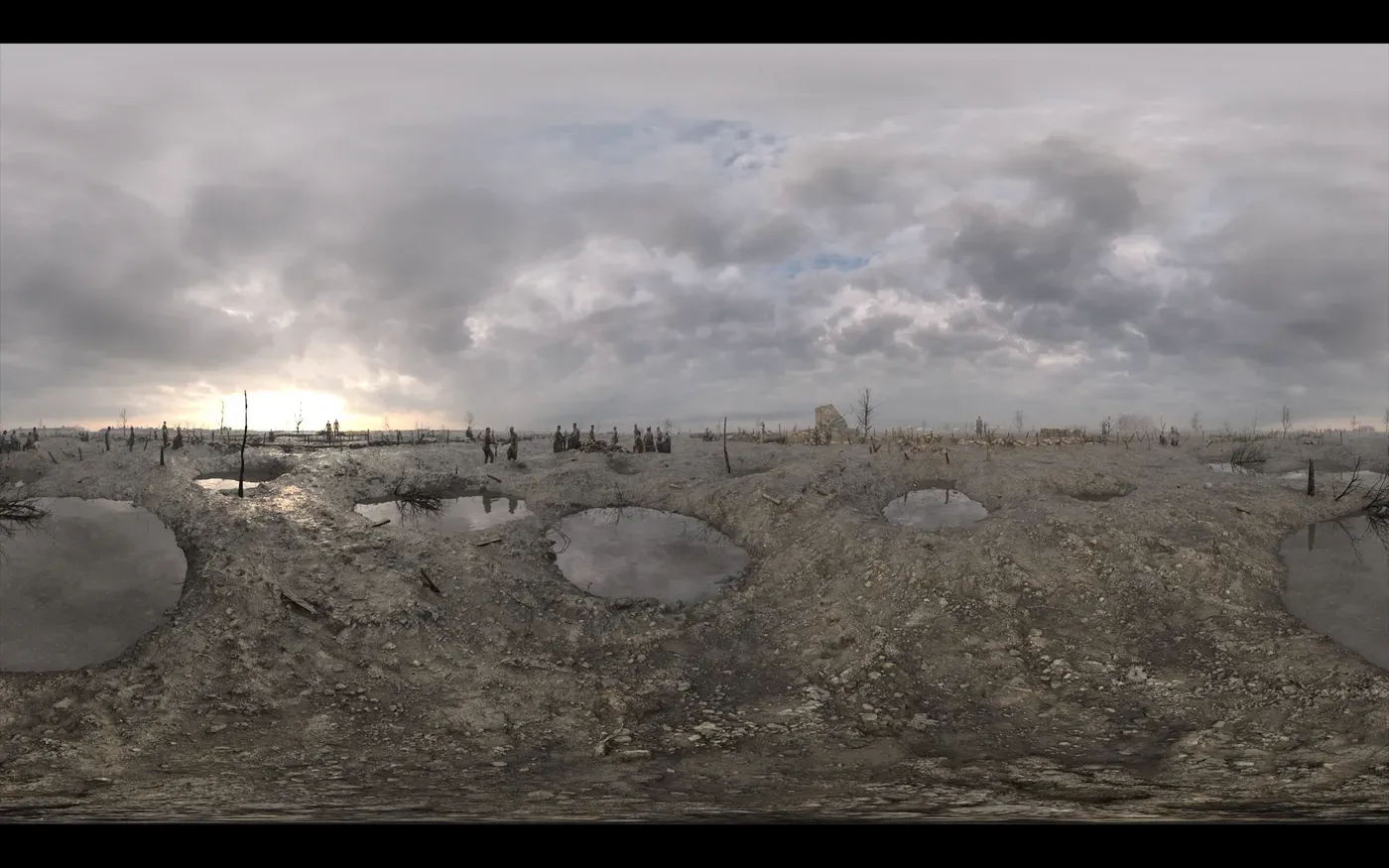 Timescope 3D reconstruction: the Neuville-Saint-Vaast fraternisations, December 1915