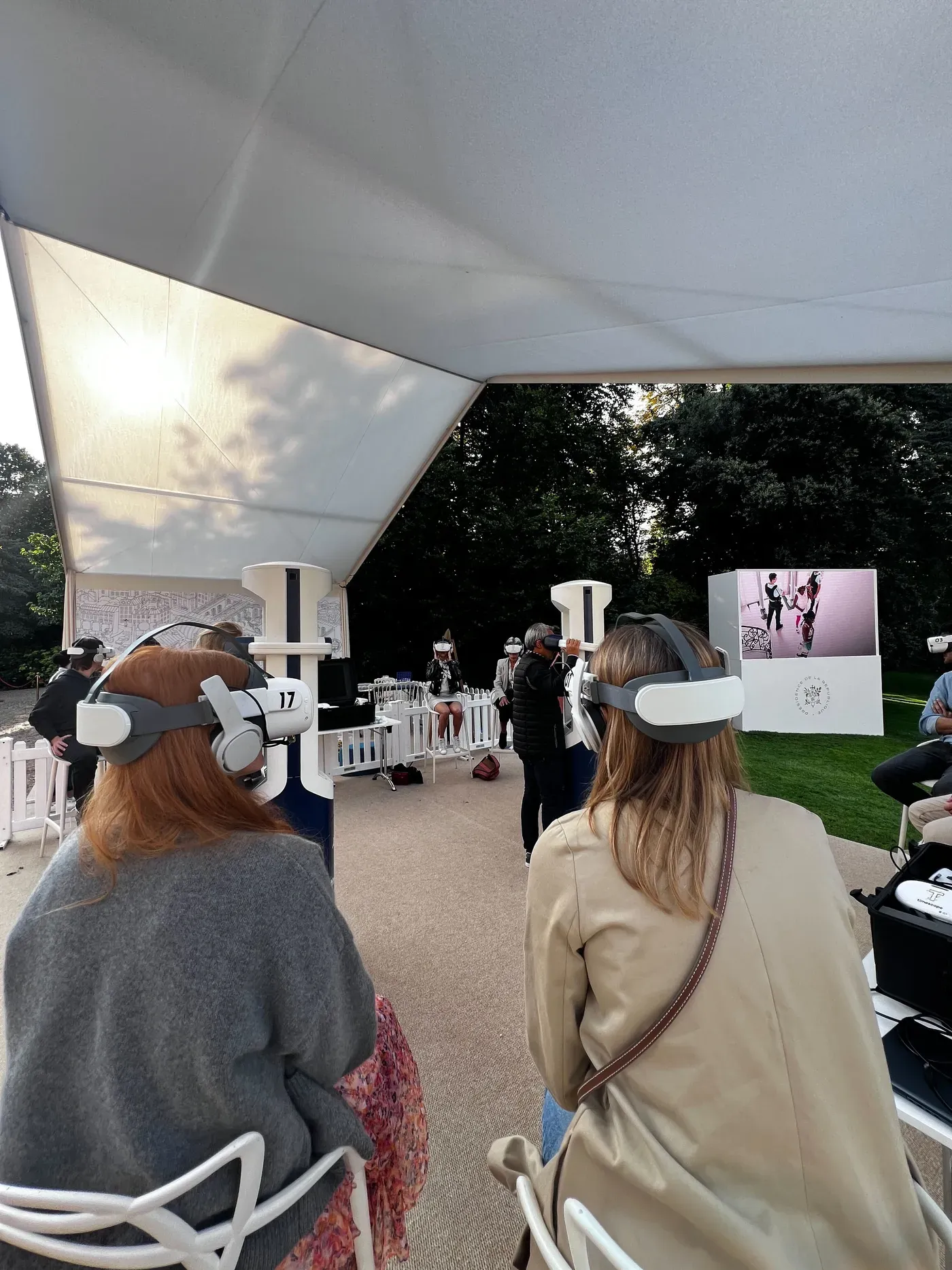 L'expérience Timescope présentée au palais de l'Élysée pendant les Journées européennes du patrimoine